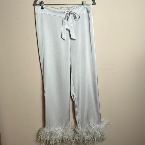 Nadine Merabi Darcie Light Lilac Pajama bottom size M-bottom only - Picture 3 of 15